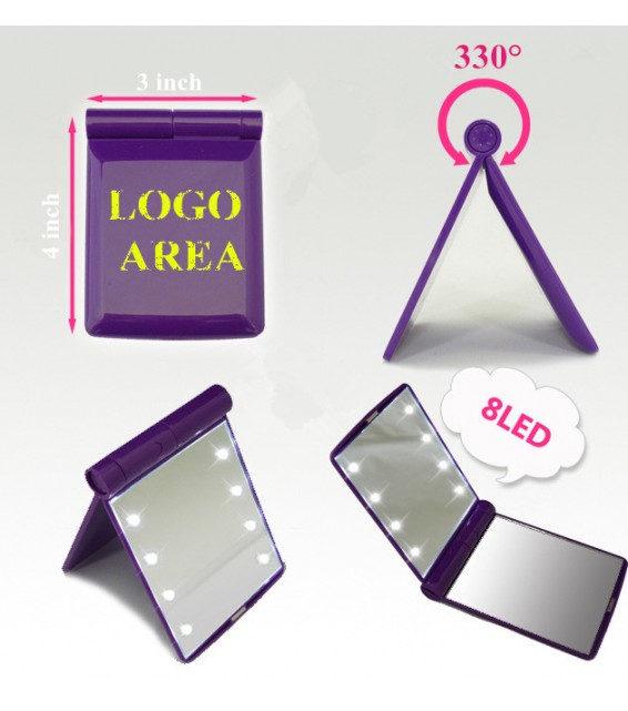 High Quality 8 LEDs Make Up Mirror