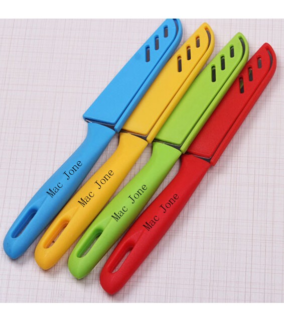 Colorful Stainless Steel Fruit Knife With PP Cover