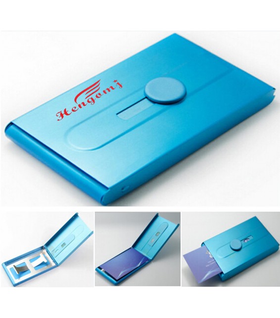 Aluminum Business Name Card Case