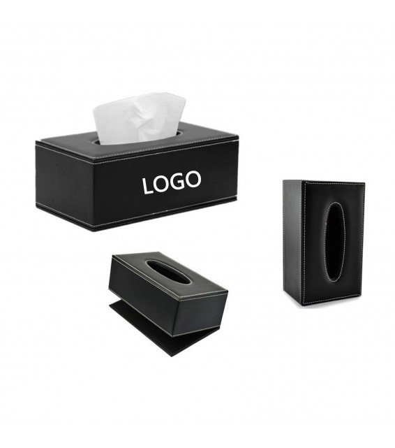 PU Leather Tissue Box Holder