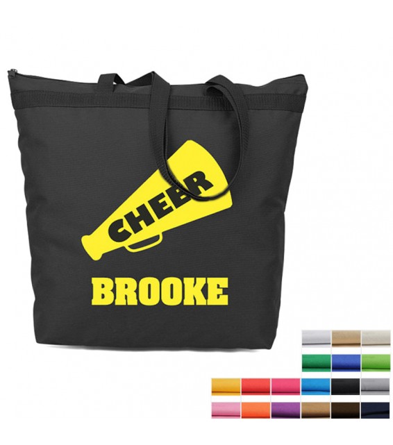 Zippered Cotton Bag   10oz Canvas-12"X16"X4"