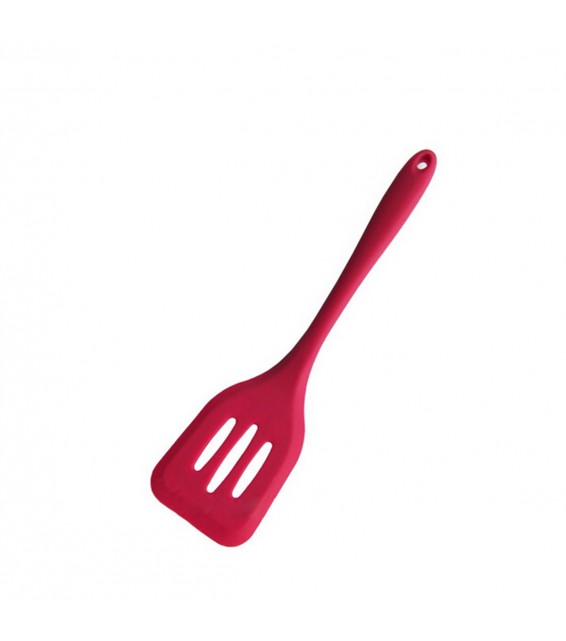 BBQ red slotted spatula shovel