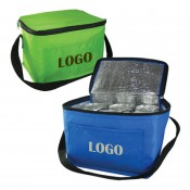 6 Pack Cooler Bag - Polyester Insulated Lunch Bags with Handle & Pocket