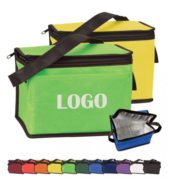 6 Pack Nonwoven Cooler Bag